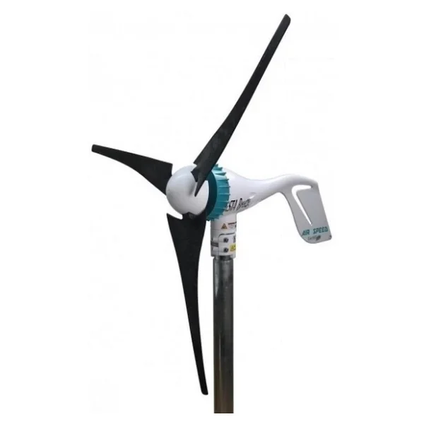 İsta-Breeze 500w 24v Rüzgar Türbini Air Speed Hibrit Şarj Kontrolü Direk Seti - Görsel 5