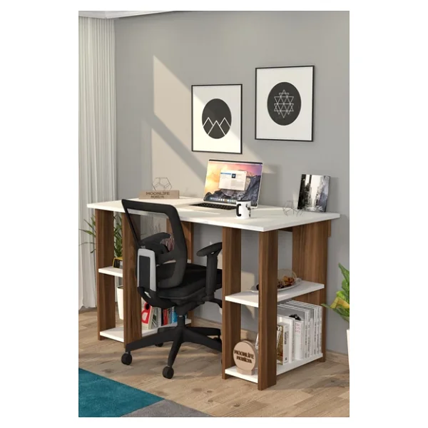 Moonlife Hipo Kitaplıklı Çalışma Masası - Görsel 3