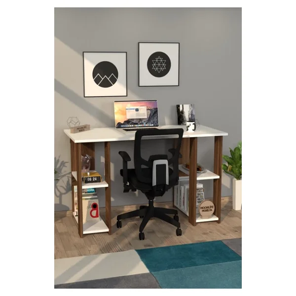 Moonlife Hipo Kitaplıklı Çalışma Masası - Görsel 4
