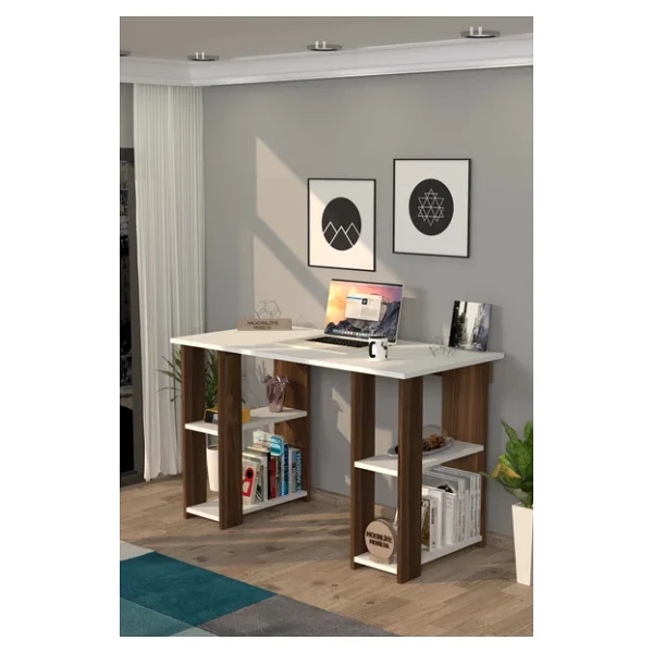 Moonlife Hipo Kitaplıklı Çalışma Masası - Görsel 6