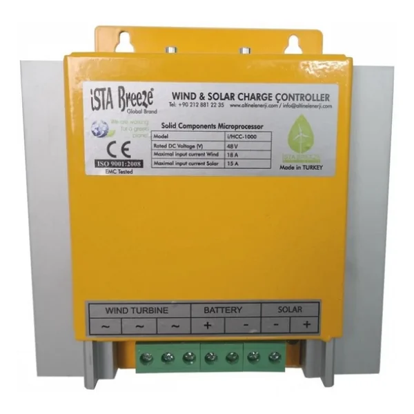 İsta-Breeze İ-1000w 48v Rüzgar Türbini + Hibrit Şarj Kontrol Cihazı - Görsel 5