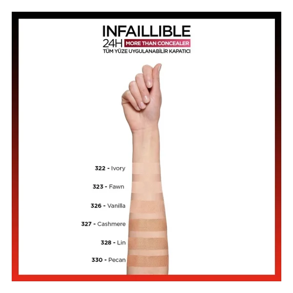 L'oreal Paris Infaillible More Than 327 Cashmere 11 Ml Likit Kapatıcı - Görsel 9