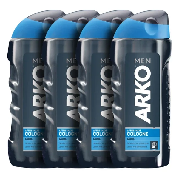 Arko Men Cool Tıraş Kolonyası 200 Ml X 4 Adet - Görsel 3