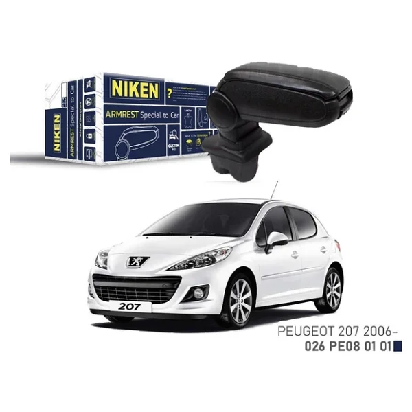 Niken Peugeot 308 2007-2013 Arası Araca Özel Kol Dayama Siyah - Görsel 3