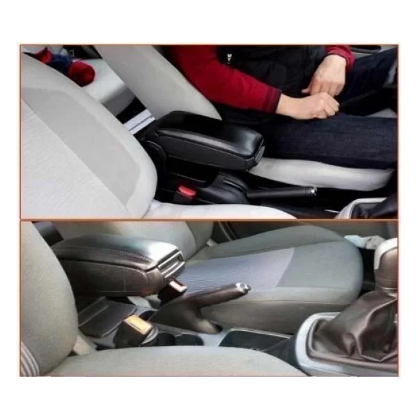 Niken Peugeot 308 2007-2013 Arası Araca Özel Kol Dayama Siyah - Görsel 4