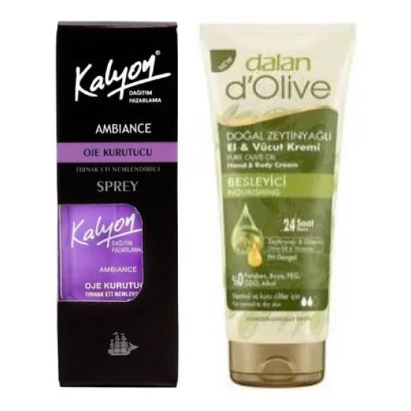 Kalyon Oje Kurutucu Sprey + Dalan Tüp Krem 20 Ml - Görsel 3
