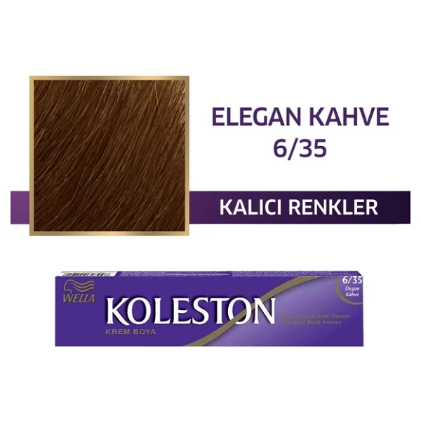 Koleston Single 6.35 Elegan Kahve Saç Boyası - Görsel 4