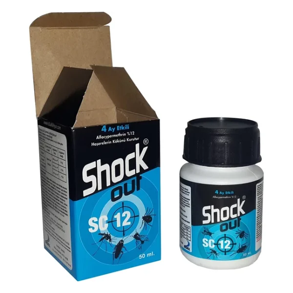 Shock Out Sc12 Konsantre 50 Ml Genel Haşere İlacı - Görsel 3
