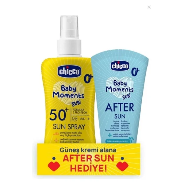 Chicco Güneş Bakım Seti Spf 50+ 150 Ml & Güneş Sonrası Kremi 150 Ml - Görsel 3