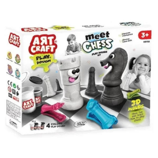 Art Craft Satranç Hamur Seti 400 Gr 03732 - Görsel 3