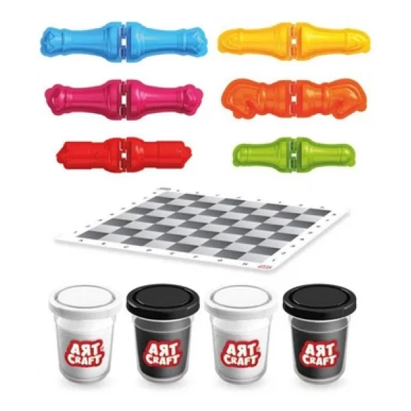 Art Craft Satranç Hamur Seti 400 Gr 03732 - Görsel 5