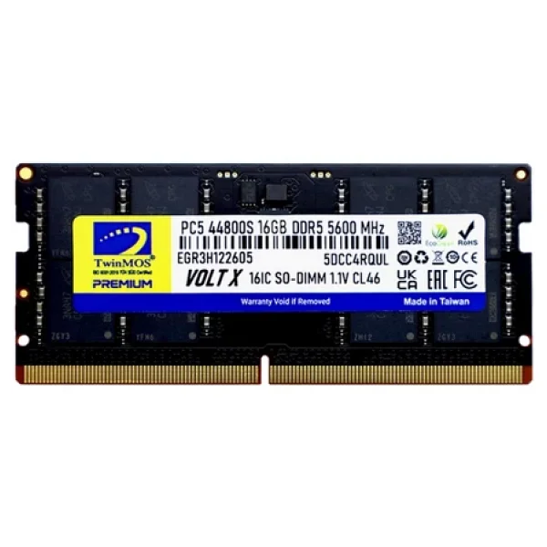 Twinmos 16GB 5600MHz DDR5 TMD516GB5600S46 Notebook RAM - Görsel 5