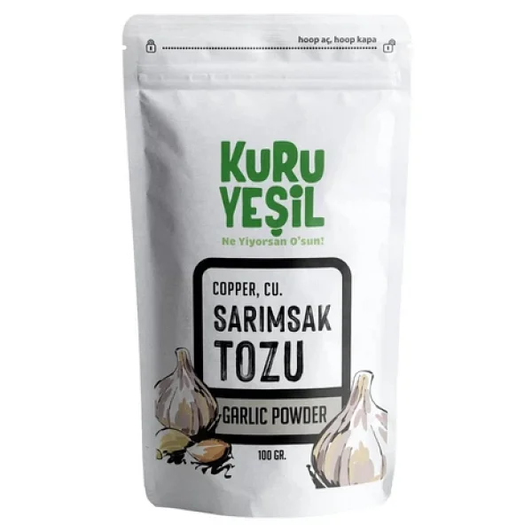 Kuru Yeşil Sarımsak Tozu 100 Gr - Görsel 3