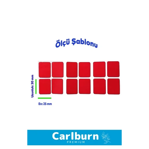 Özel Seri Ekstra Güçlü Pe Köpük Esaslı Çift Taraflı Hazır Kesilmiş 25x30mm Asma Bant 24 Adet - Görsel 4