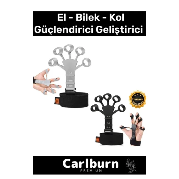 Özel Spor Kas Parmak El Bilek Kol Güçlendirici Geliştirici Kavrama Silikon Örümcek Lastik 2'li - Görsel 3