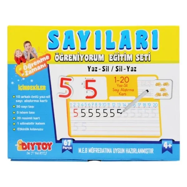 Diytoy Sayıları Öğreniyorum Eğitim Seti 9222 - Görsel 4