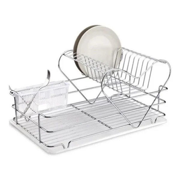 Tekno Tel İki Katlı Tezgah Üstü Kalp Bulaşıklık Tabaklık Kb-011 - Görsel 3