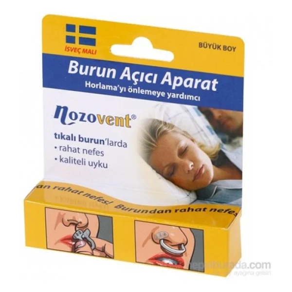 Nozovent Horlama Önleyici Büyük Boy (L) Burun Açıcı Aparat - Görsel 6