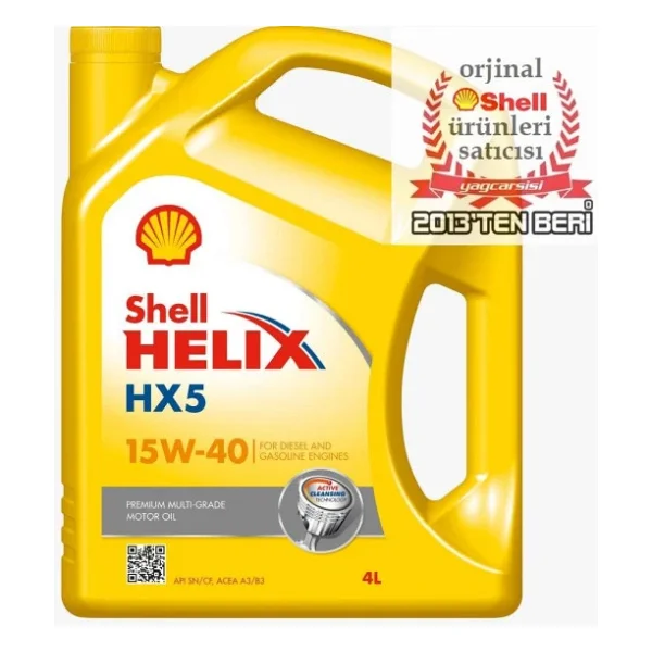 Shell Helix Hx5 Diesel 15w-40 4 Lt Motor Yağı - Görsel 3