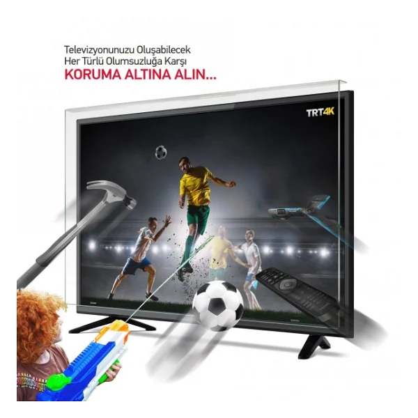 Notvex 50 İnç 127 Ekran TV Ekran Koruyucu - Görsel 5