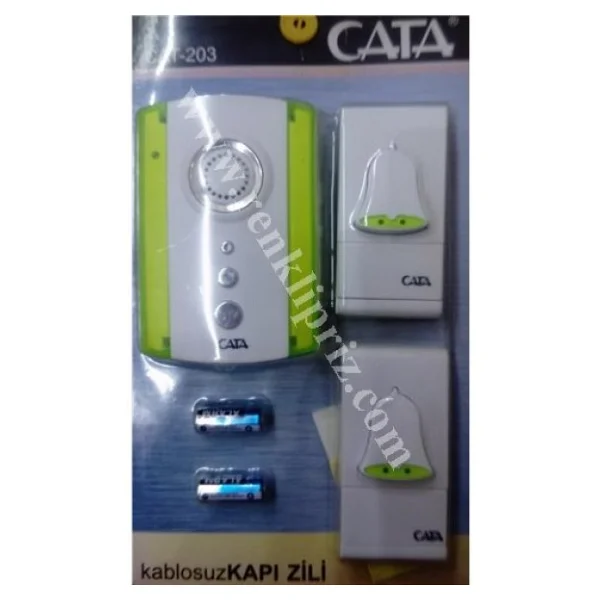 Cata Ct-203 İki Kumandalı Kablosuz Kapı Zili - Görsel 3