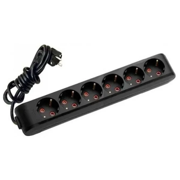 Viko Multi-Let 90133603 Topraklı Siyah 3 M 6'lı Priz - Görsel 5