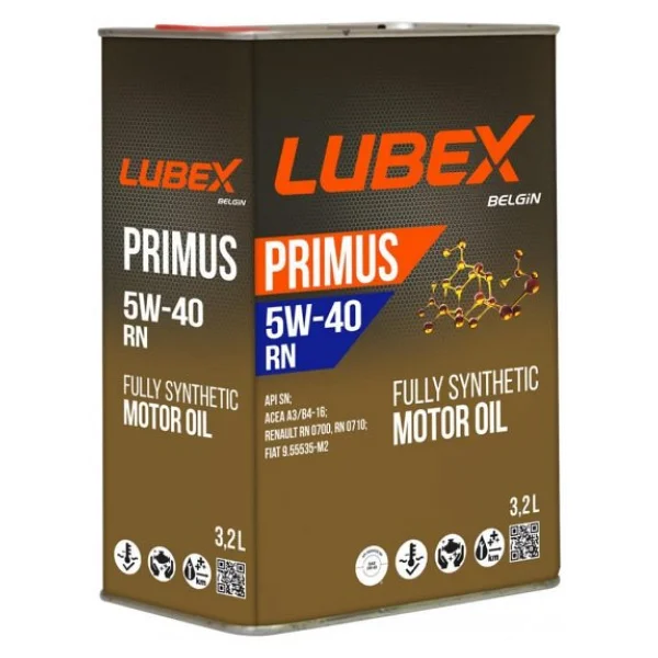 Lubex Primus Rn 5w-40 3.2 Lt Tam Sentetik Motor Yağı - Görsel 3