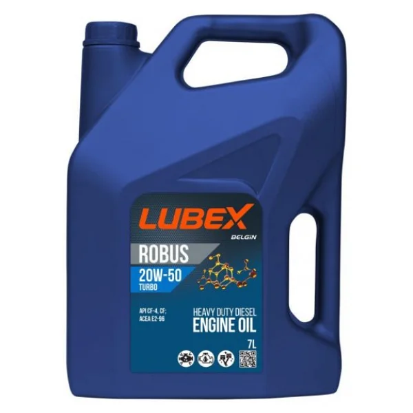 Lubex Robus Turbo 20w-50 7 Lt 3'lü Motor Yağı - Görsel 5