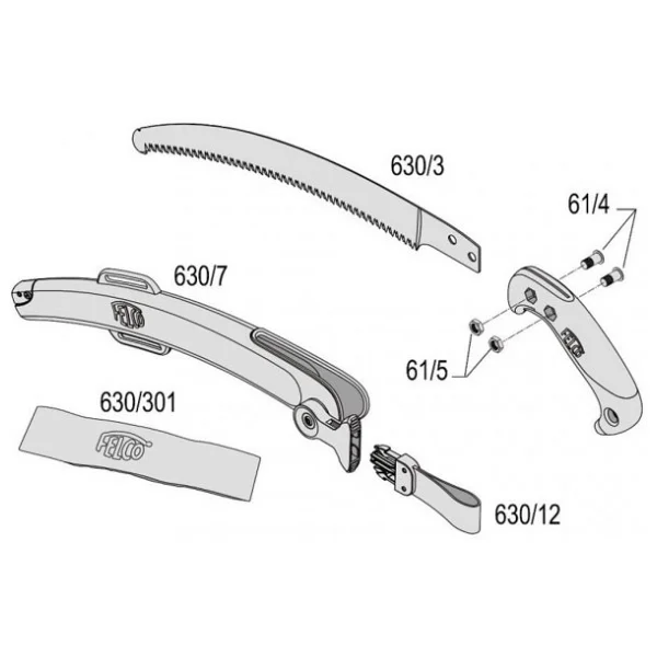Felco 630 33 Cm Budama Testeresi - Görsel 4
