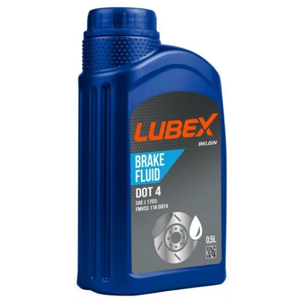Lubex Brake Fluid Dot 4 Fren Hidrolik Yağı 500 Ml (4 Adet) - Görsel 2
