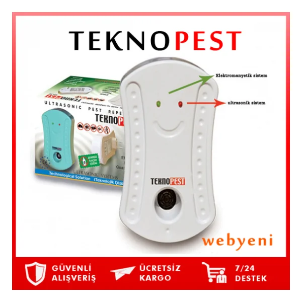 Teknopest Tp-70 Ultrasonik Fare Sinek Ve Haşere Kovucu - Görsel 5