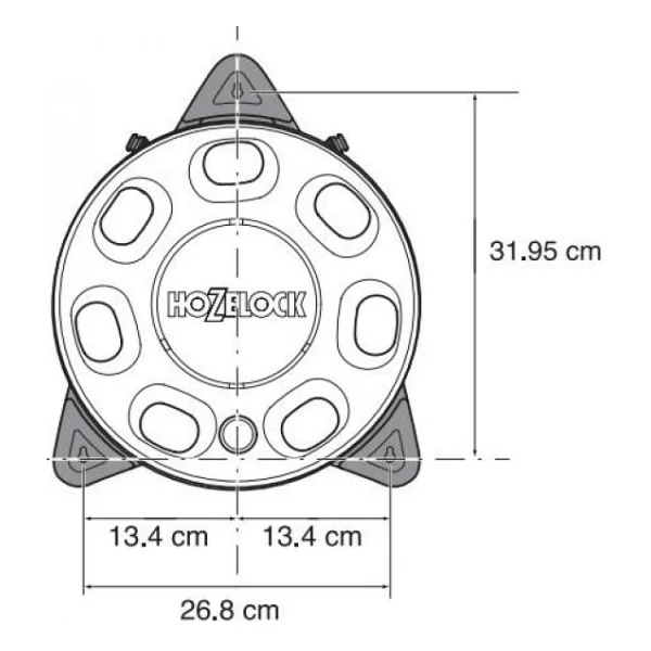 Hozelock 2422h 15 M Duvara Sabit Makaralı Bahçe Hortumu - Görsel 5