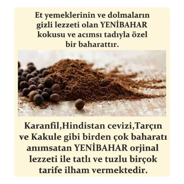 Parmak Baharat Yenibahar 1 Kg - Görsel 5