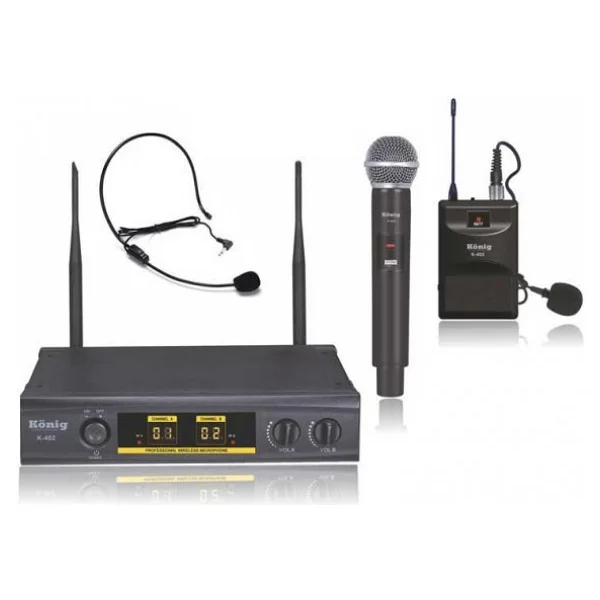 König K-402 1 El 1 Yaka 2 Kanal Uhf Telsiz Mikrofon - Görsel 7