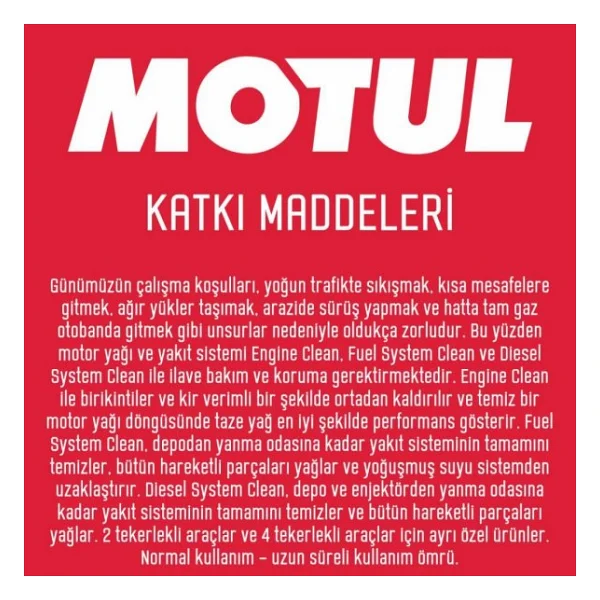Motul Engine Oil Stop Leak 300 Ml Motor Yağ Sızıntı Önleyici (4 Adet) - Görsel 3