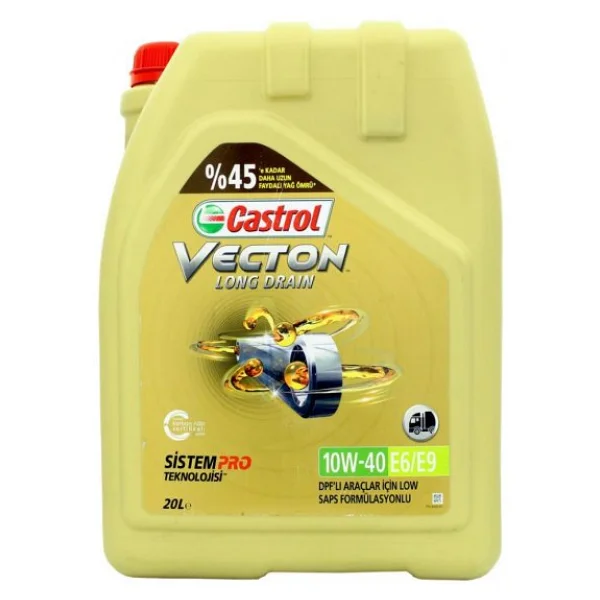 Castrol Vecton Long Drain 10w-40 E6/E9 20 Lt Motor Yağı - Görsel 3