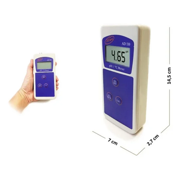 Adwa Ad110 Profesyonel Ph Ölçer Ph Metre - Görsel 5