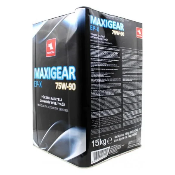 Petrol Ofisi Maxigear Ep-X 75w-90 Yüksek Kaliteli Otomotiv Dişli Yağı 15 Kg - Görsel 2