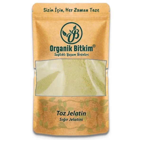 Organik Bitkim Toz Jelatin (Sığır Jelatini) 250 Gr - Görsel 4