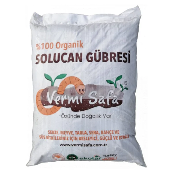 Vermisafa Organik 20 kg Katı Solucan Gübresi - Görsel 2