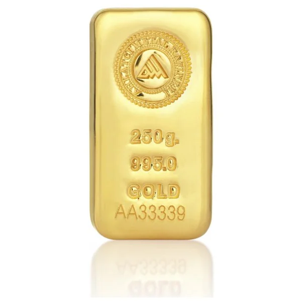250 Gr 24 Ayar Külçe Altın - Görsel 3