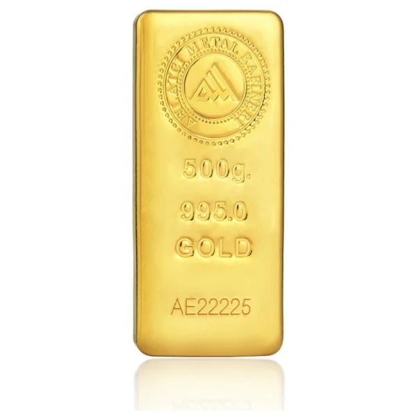 500 Gr 24 Ayar Külçe Altın - Görsel 3