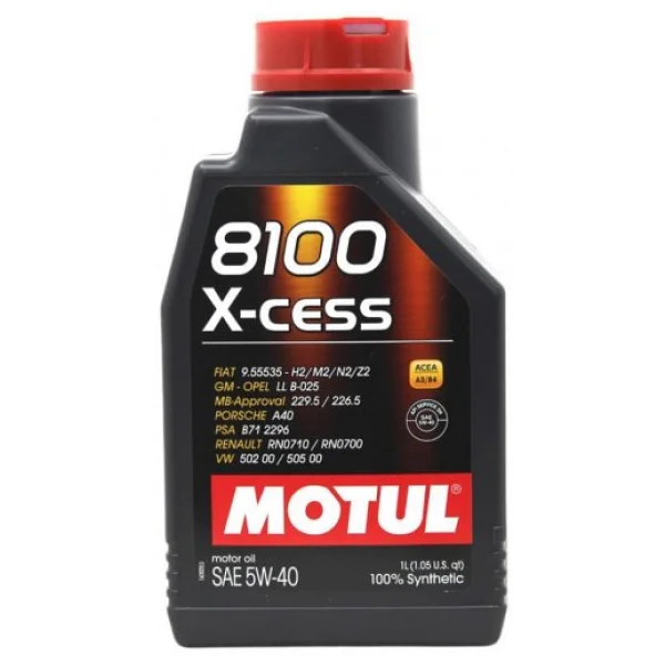Motul 8100 X-Cess 5w-40 1 Lt Motor Yağı - Görsel 3