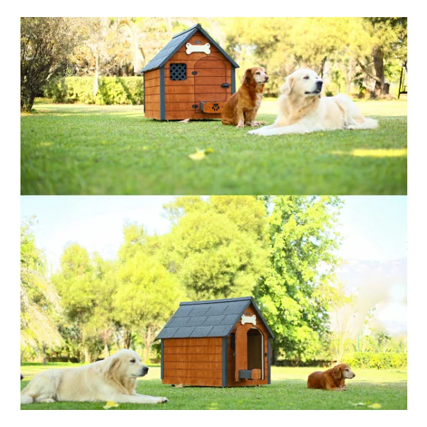 Mandu Isı Yalıtımlı Large Ahşap Köpek Kulübesi - Görsel 8