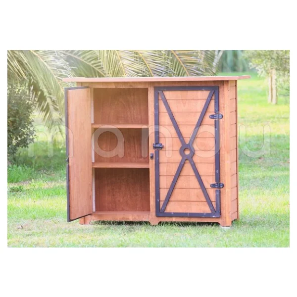 Mandu Mnd150 Küçük Ahşap Bahçe Dolabı - Görsel 5