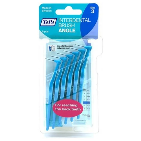 Tepe Angle Mavi 0.6 Mm 6'lı Arayüz Fırçası - Görsel 5