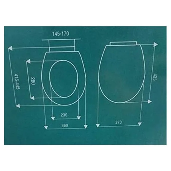 Nkp 0340 Universal Çocuk Adaptörlü Yavaş Kapanır Klozet Kapağı - Görsel 8