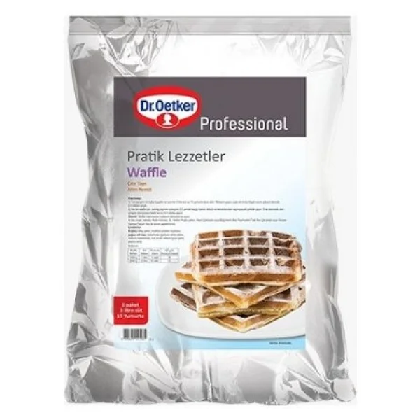 Dr. Oetker Profesyonel 3 Kg Waffle Karışımı - Görsel 2