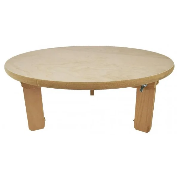 1-2 Kişilik Ahşap Katlanır Ayaklı Yer Sofrası 38cm - Görsel 3