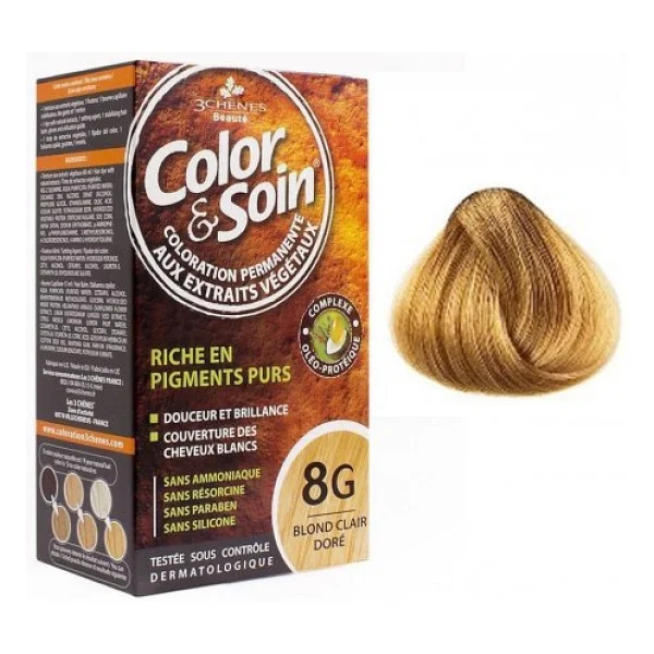 Color Soin Organik 8g Light Golden Blond Saç Boyası - Görsel 3